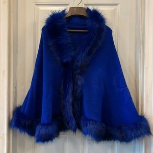 Royal blue wrap